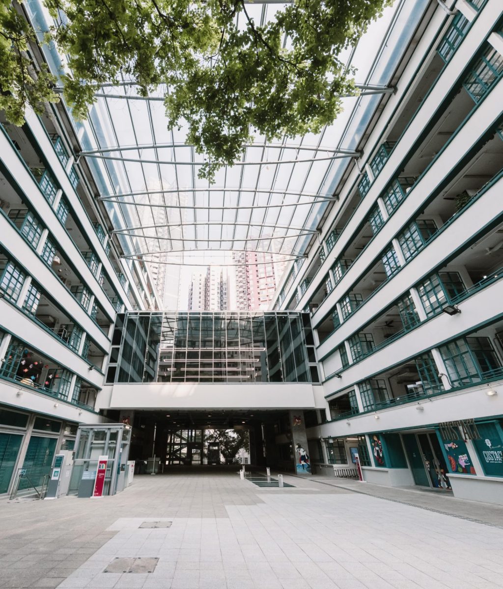 After the revitalization work finished in 2014, former Police Married Quarters on Hollywood Road becomes PMQ.